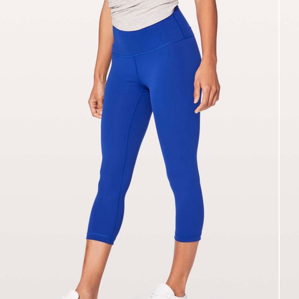 Lululemon Wunder Under Crop (Hi-Rise) 21"
Jet Stream